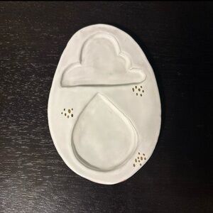 A Mist of Horses ceramic paint palette